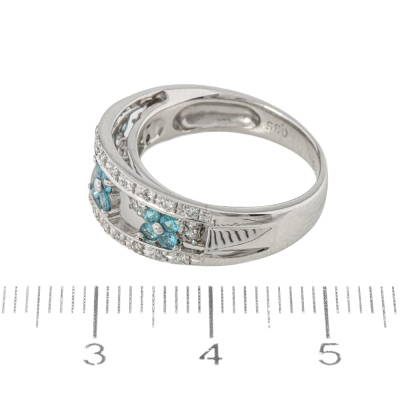 Paraiba Tourmaline & Diamond Ring - 3