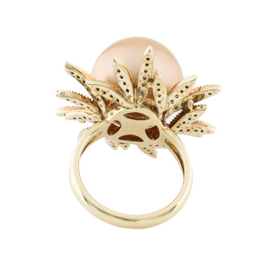 15.4mm South Sea Pearl & Diamond Ring - 5