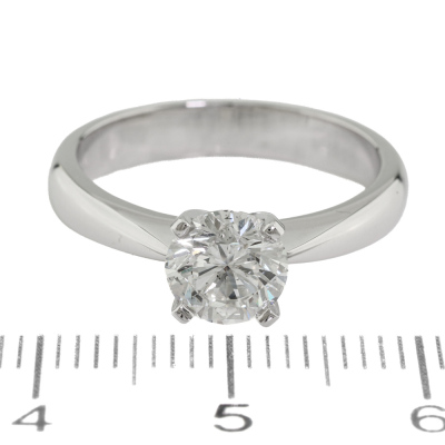 1.08ct Diamond Solitaire Ring GIA G P1 - 2