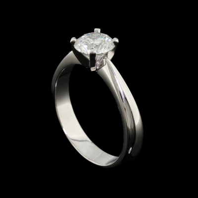 1.08ct Diamond Solitaire Ring GIA G P1 - 6