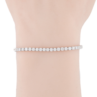3.91ct Diamond Tennis Bracelet - 5