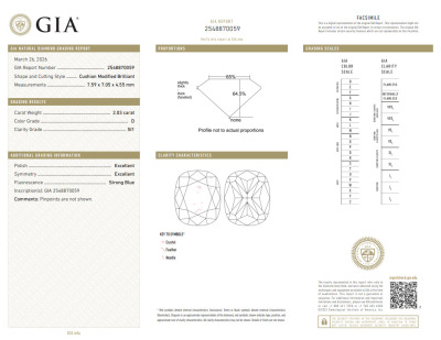 2.03ct Loose Diamond GIA D SI1 - 2