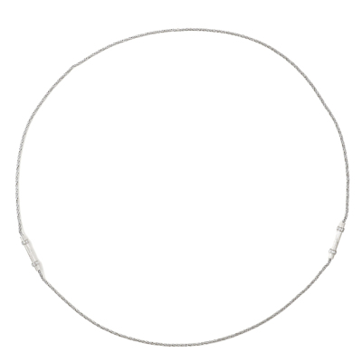 Diamond & Gold Rope Chain Necklace, 18ct 23.4g - 2