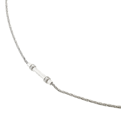 Diamond & Gold Rope Chain Necklace, 18ct 23.4g - 5