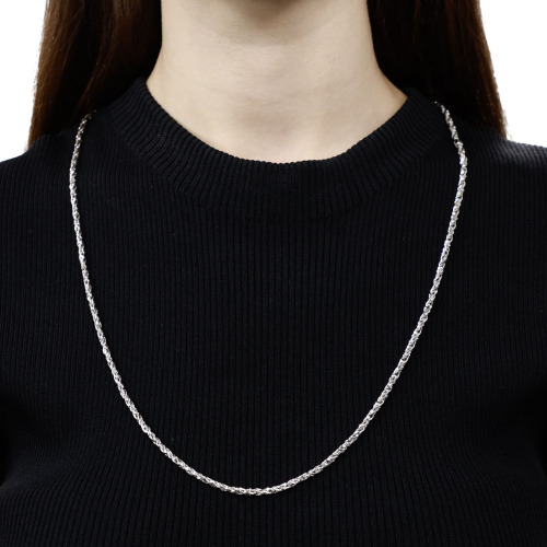 Gold Rope Chain Necklace, 18ct 32.4g