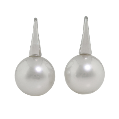 Autore 10.5-10.4mm South Sea Pearl Earrings - 2