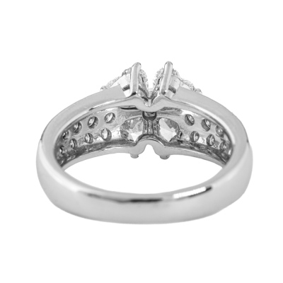 1.78ct Diamond Flower Dress Ring - 4