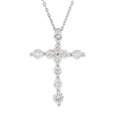 1.00ct Diamond Cross Pendant