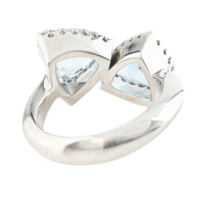 3.13ct Aquamarine and Diamond Ring - 3