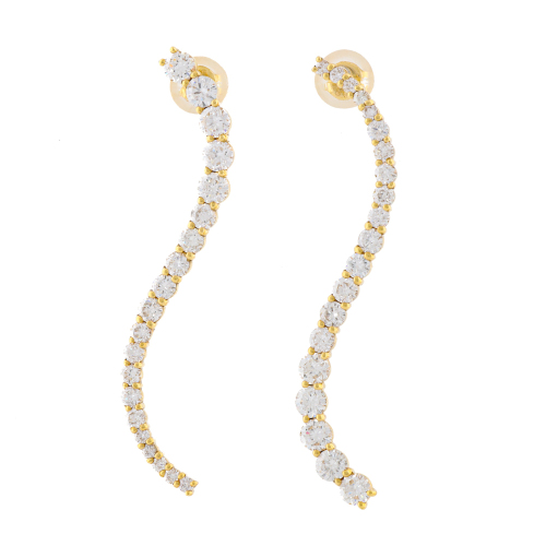 2.12ct Diamond Drop Earrings