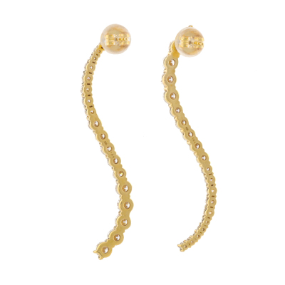 2.12ct Diamond Drop Earrings - 4