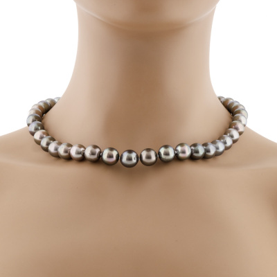 11.8 - 9.9mm Tahitian Pearl Strand Necklace