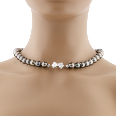 11.8 - 9.9mm Tahitian Pearl Strand Necklace - 2