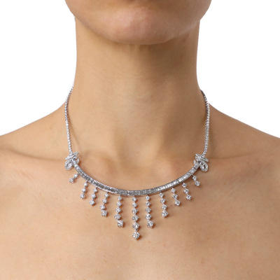 19.06ct Diamond Fringe Necklace