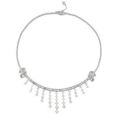 19.06ct Diamond Fringe Necklace - 3