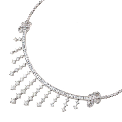 19.06ct Diamond Fringe Necklace - 6