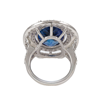 14.59ct Tanzanite & Diamond Ring - 5