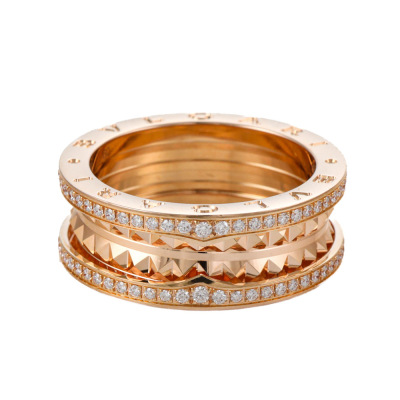 Bvlgari B.zero1 Rock Two Band Diamond Ring