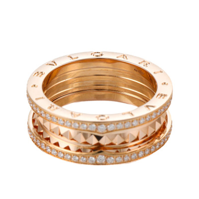 Bvlgari B.zero1 Rock Two Band Diamond Ring - 5