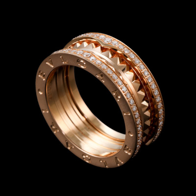 Bvlgari B.zero1 Rock Two Band Diamond Ring - 6