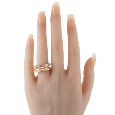 Bvlgari B.zero1 Rock Two Band Diamond Ring - 7