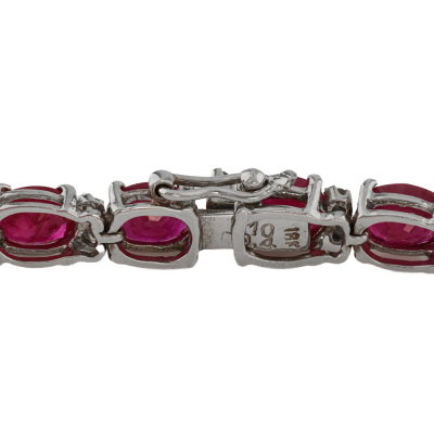 10.00ct Ruby & Diamond Bracelet - 2