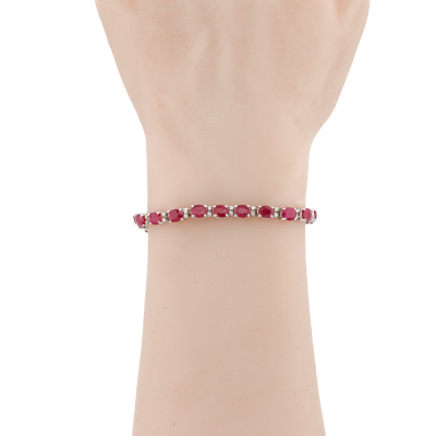 10.00ct Ruby & Diamond Bracelet - 4