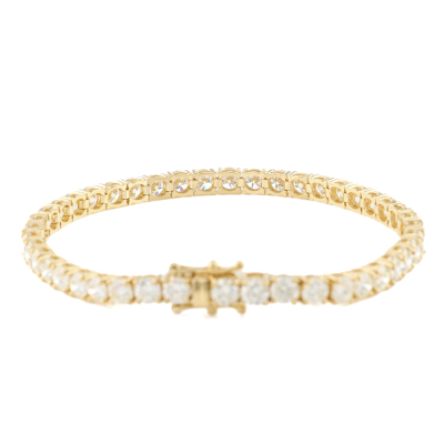 11.23ct Diamond Tennis Bracelet 18ct Gold - 5