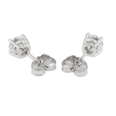 0.93ct Diamond Studs GIA D SI2 - 4