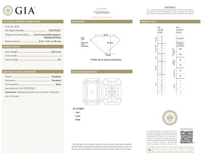 3.03ct Diamond Solitaire Ring GIA J SI1 - 4