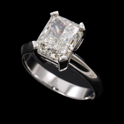 3.03ct Diamond Solitaire Ring GIA J SI1 - 6