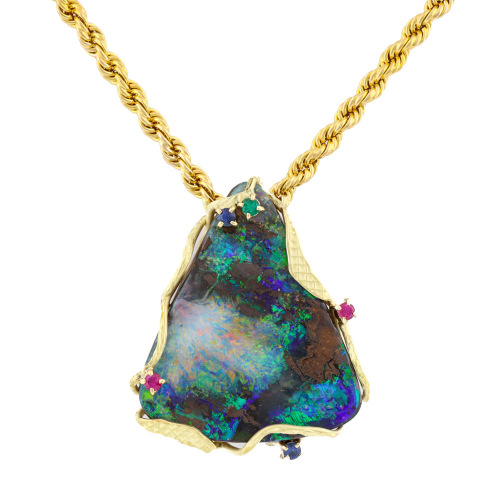 36.55ct Boulder Opal Pendant