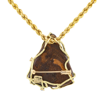 36.55ct Boulder Opal Pendant - 3