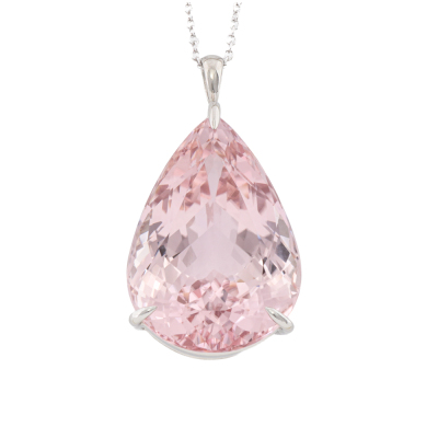 66.58ct Pear Shape Kunzite Pendant