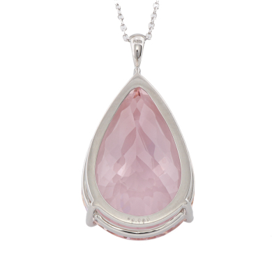 66.58ct Pear Shape Kunzite Pendant - 4