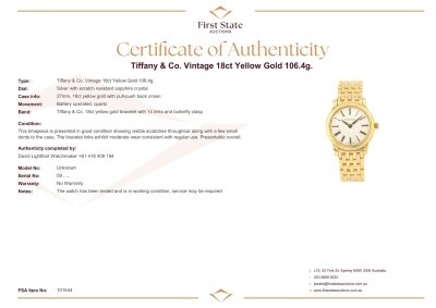 Tiffany & Co. Vintage 18ct Yellow Gold 106.4g. - 4