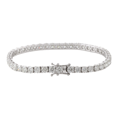 8.97ct Diamond Tennis Bracelet - 3