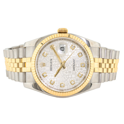 Rolex Datejust with Diamonds Mens Watch 116233G - 5