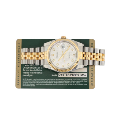 Rolex Datejust with Diamonds Mens Watch 116233G - 8