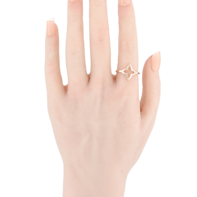 Louis Vuitton Ombre Blossom Diamond Ring - 6