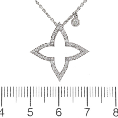 Louis Vuitton Ombre Blossom Diamond Pendant - 3