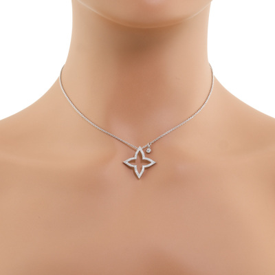 Louis Vuitton Ombre Blossom Diamond Pendant - 6