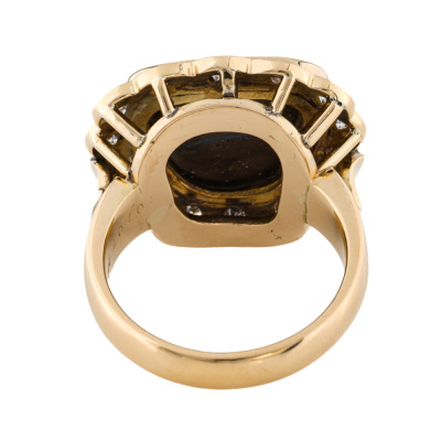 Boulder Opal & Diamond Ring - 5