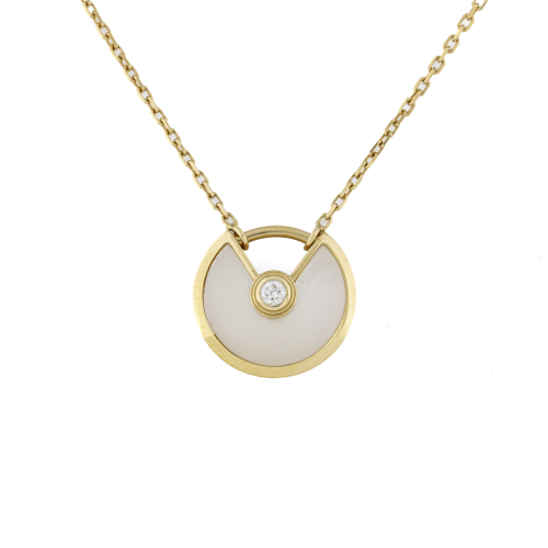 Amulette de Cartier Mother of Pearl Necklace