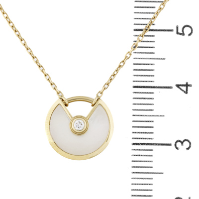 Amulette de Cartier Mother of Pearl Necklace - 3