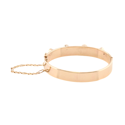 Amethyst & Diamond Bangle, 9ct Gold 24.2g - 4