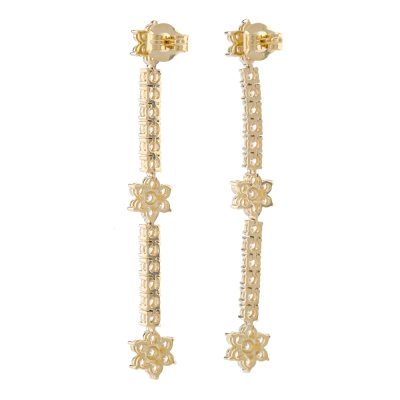 2.06ct Diamond Drop Earrings - 4