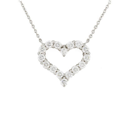 Tiffany & Co. Sentimental Heart Diamond Pendant