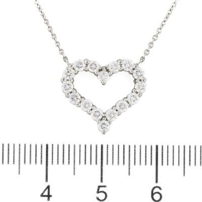 Tiffany & Co. Sentimental Heart Diamond Pendant - 2