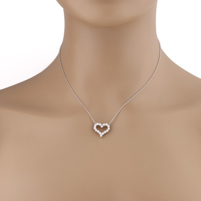 Tiffany & Co. Sentimental Heart Diamond Pendant - 5